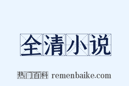 全清小说是什么意思的图片